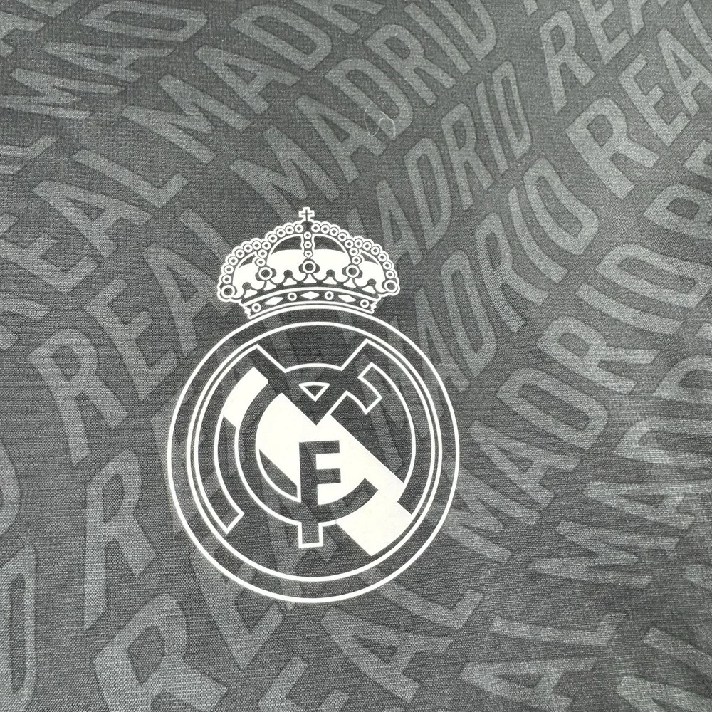 Adidas Real Madrid DNA Spellout AOP Windbreaker Jacket Mens Size 2XL EUC Rare